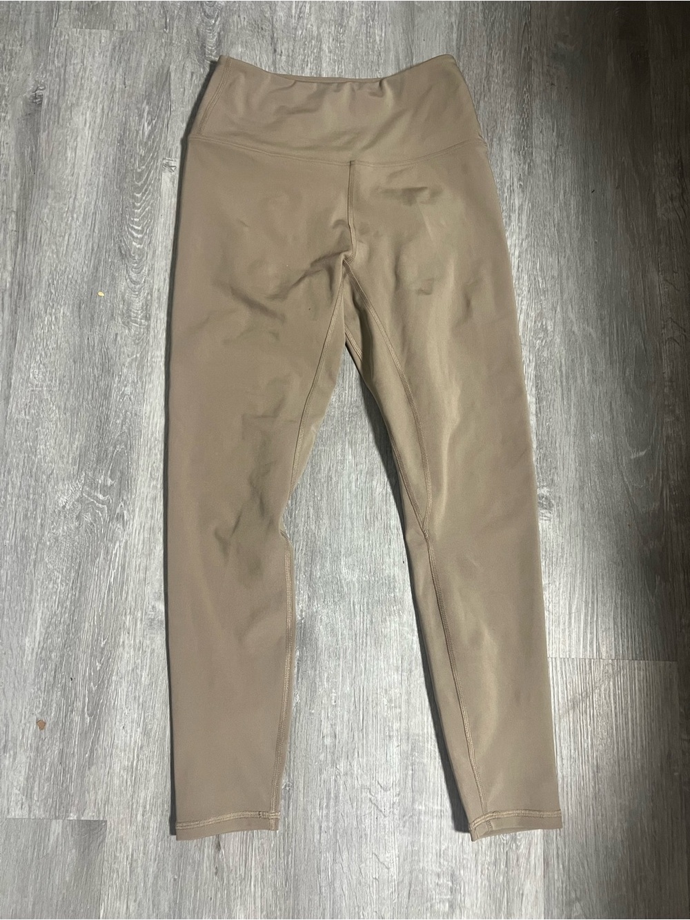 High-Waist Women's Leggings in Taupe